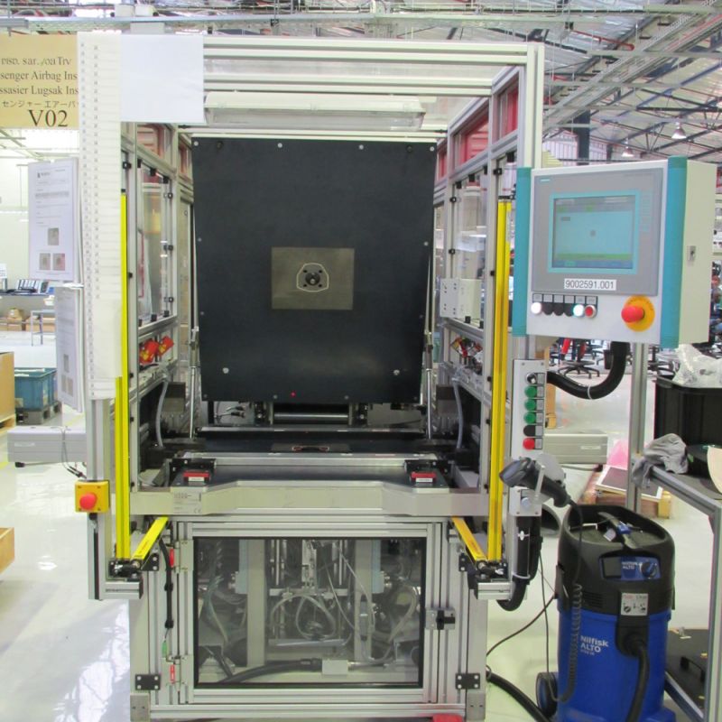 Airbag Faltmaschine bei Heeg Konstruktion- und Maschinenbau GmbH