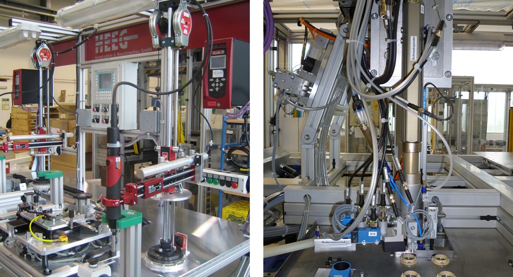 Mechanische Montage und elektrische Verknüpfung bei Heeg Konstruktion- und Maschinenbau GmbH in Aschaffenburg